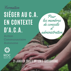 Siéger au CA en contexte d'ACA