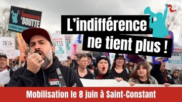 Mobilisation devant les bureaux de la Premi�re Ministre