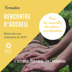 Accueil nouvelles directions / coordinations