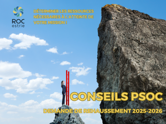 Demande de rehaussement PSOC 2025-2026: des conseils du ROC