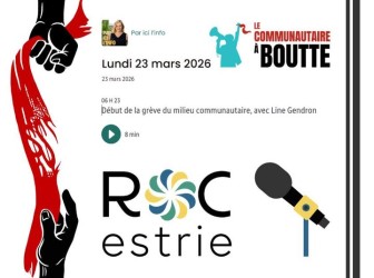 Le communautaire � boutte! en Estrie dans les m�dias