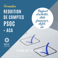 Reddition de comptes PSOC (formation)