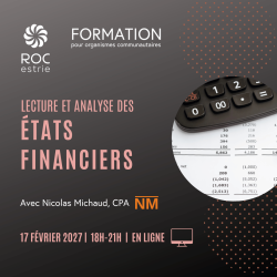 Lecture et analyse des états financiers d'un organisme 💻