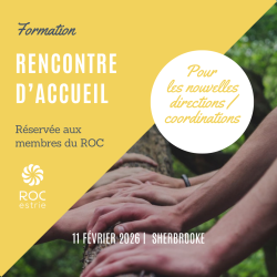 Accueil nouvelles directions / coordinations