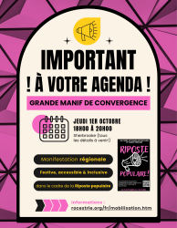 Manifestation 1er octobre