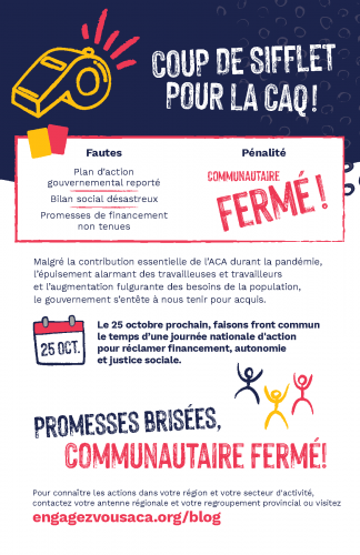 25 octobre 2021 : Journe d'action nationale