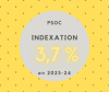 Indexation PSOC 2023-24 : 3.7%
