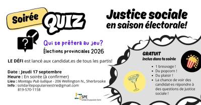 Soirée Quiz de SPE