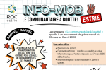 Info-Mob. no.4 : Action r�gionale et bus pour la manifestation nationale Le communautaire � boutte!