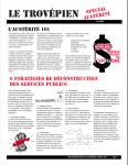 Journal de la TROVEPE sur l'Austérité