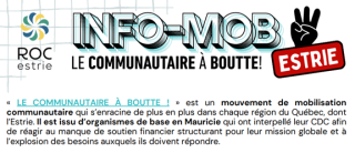 Info-Mob du ROC Estrie  no.3 - Spécial Le communautaire à boutte!