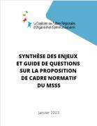 Guide de vulgarisation des enjeux cadre normatif