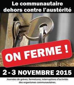 2-3 novembre 2015 : grande mobilisation