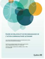 Cadre de relation et de reconnaissance de l'action communautaire autonome