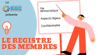 Le Registre des membres