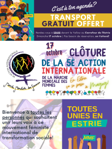 Transport gratuit depuis Sherbrooke