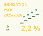 Indexation PSOC 2025-26 : 2.2%