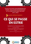 PAGIEPS: ce qui se passe en Estrie et ce qui touche les organismes d'ACA