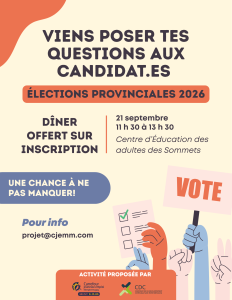 Une invitation de la CDC Memphrémagog pour le 21 septembre